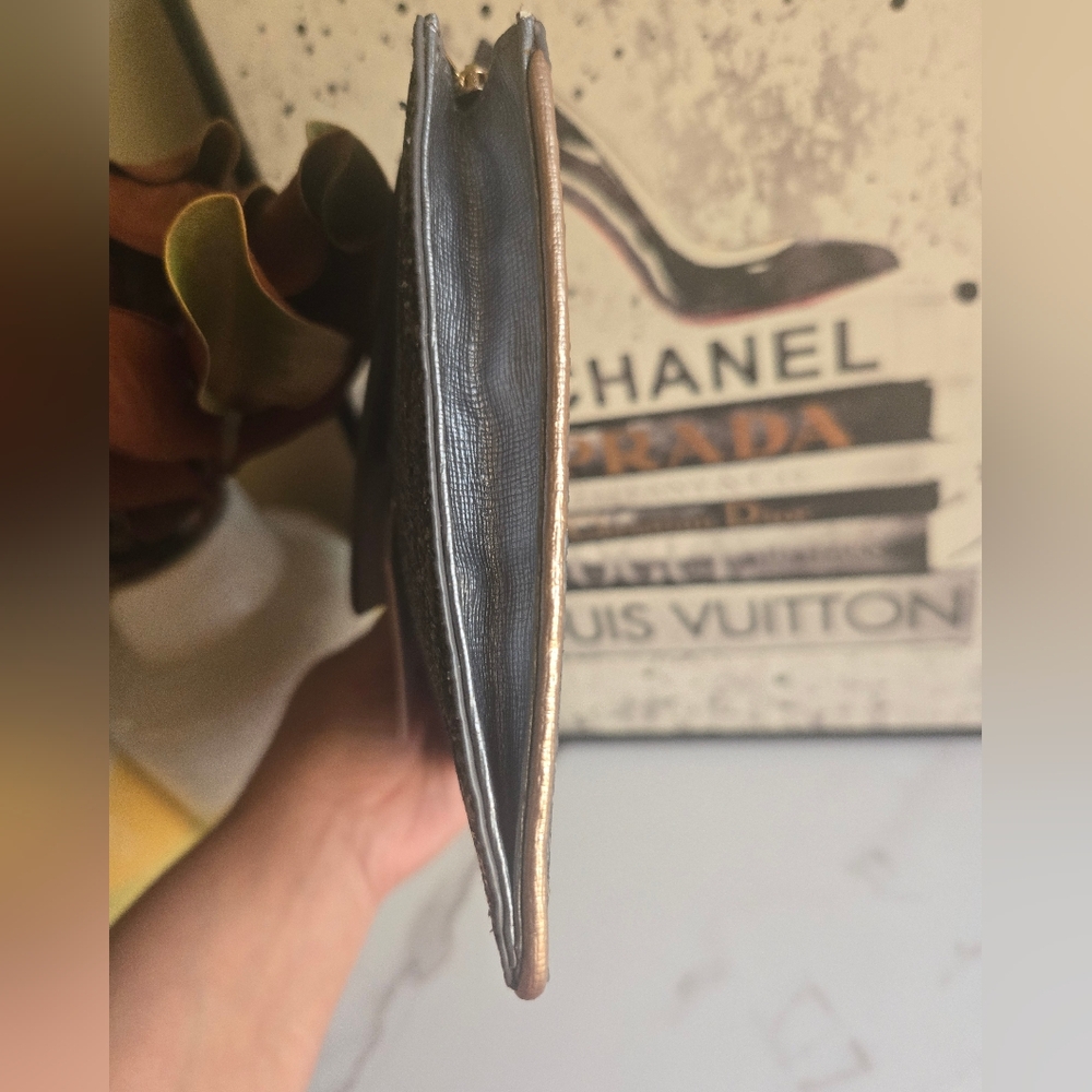 Furla Silver Rose Gold Glitter Wristlet Clutch Bag With Tags And Dustbag - Picture 6 of 12